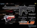 EMG AEG- Lancer Systems L15 Ray Carbon Look 15`` Siyah